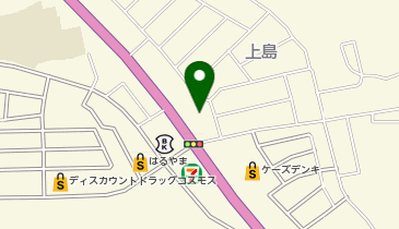 ドラッグストアモリ 熊本嘉島店の地図画像