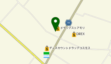 ドラッグストアモリ 鏡店の地図画像