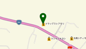 ドラッグストアモリ 五島籠淵店の地図画像