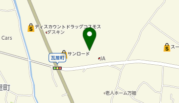 ドラッグストアモリ 人吉瓦屋店の地図画像