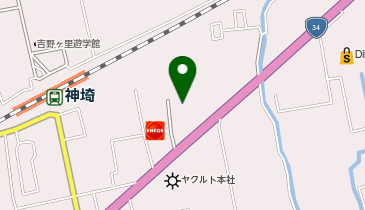 ドラッグストアモリ 神埼店の地図画像