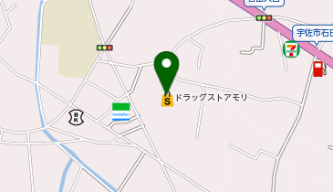 ドラッグストアモリ 宇佐四日市店の地図画像