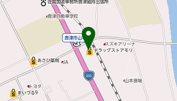 ドラッグストアモリ 山本店の地図画像