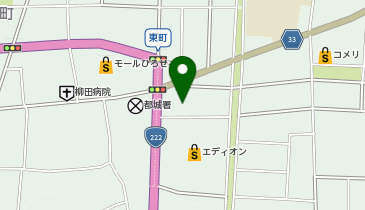 ドラッグストアモリ 都城上東店の地図画像