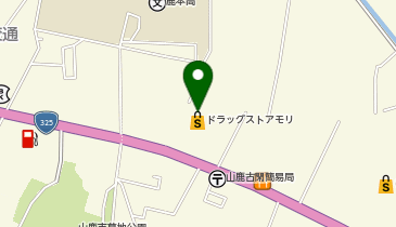 ドラッグストアモリ 山鹿店の地図画像