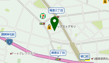 ドラッグストアモリ 陣原店の地図画像