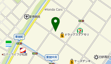 ドラッグストアモリ 東開店の地図画像