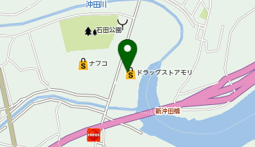 ドラッグストアモリ 延岡一ケ岡店の地図画像