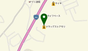 ドラッグストアモリ 美津島店の地図画像