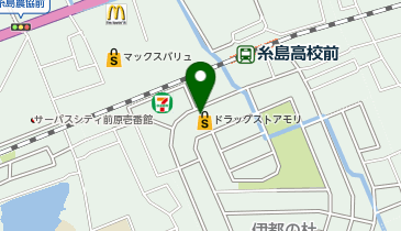 ドラッグストアモリ 浦志店の地図画像