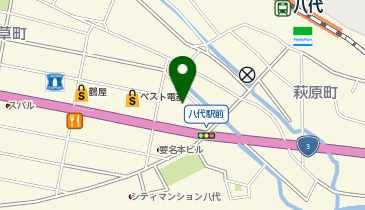 ドラッグストアモリ 八代駅前店の地図画像
