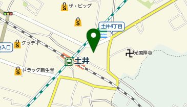 ドラッグストアモリ 福岡土井店の地図画像