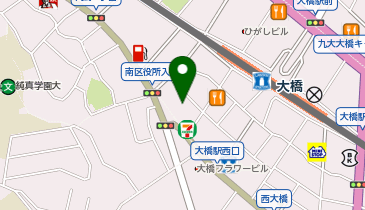 ドラッグストアモリ 大橋店の地図画像