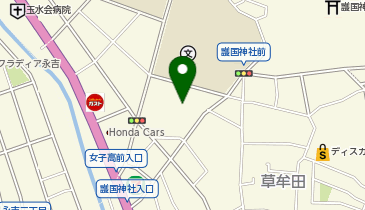 ドラッグストアモリ 草牟田店の地図画像