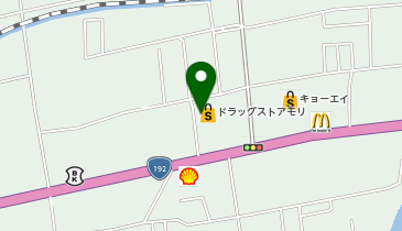 ドラッグストアモリ 石井店の地図画像