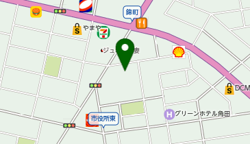 ドラッグストアモリ 角田店の地図画像