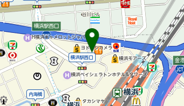 カラオケ ビッグエコー横浜西口駅前店の地図画像