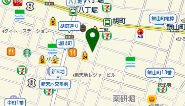 カラオケ ビッグエコー広島流川本店の地図画像
