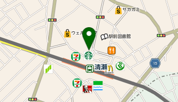 カラオケ ビッグエコー清瀬駅前店の地図画像