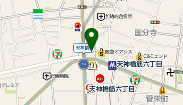 カラオケ ビッグエコー天六店の地図画像