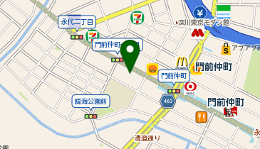 カラオケ ビッグエコー門前仲町店の地図画像