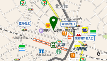 カラオケ ビッグエコー大塚駅前店の地図画像