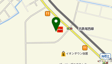 カラオケ ビッグエコー弥富店の地図画像