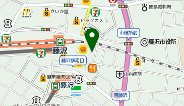 カラオケ ビッグエコー藤沢駅前店の地図画像