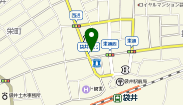 秀英予備校 袋井駅前校の地図画像