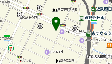 秀英予備校 四日市本部校の地図画像