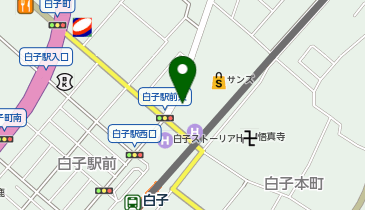 秀英予備校 白子駅前校の地図画像