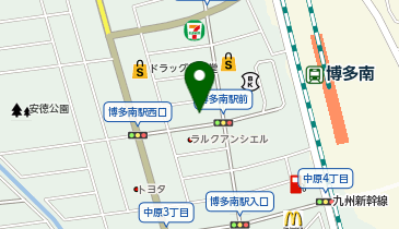 秀英予備校 博多南校の地図画像