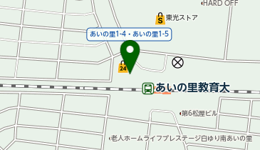 秀英予備校 あいの里校の地図画像