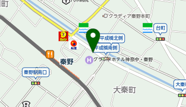秀英予備校 秦野校の地図画像