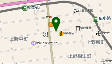 秀英予備校 伊賀上野校の地図画像