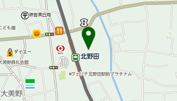ライフ北野田店の地図画像