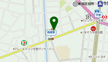 ライフ今里店の地図画像