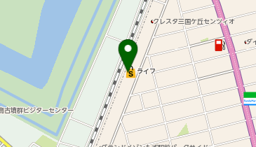 ライフ百舌鳥店の地図画像