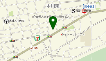 ライフ十三東店の地図画像