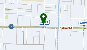 ライフ玉串店の地図画像