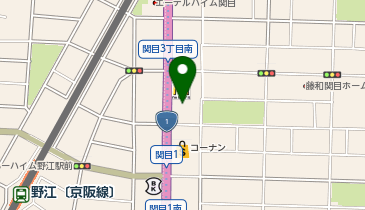 ライフ関目店の地図画像