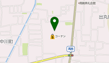 ライフ高槻城西店の地図画像