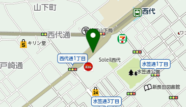 ライフ西代店の地図画像