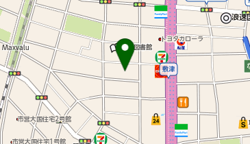 ライフ大国町店の地図画像