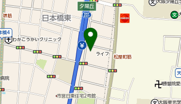 ライフ下寺店の地図画像