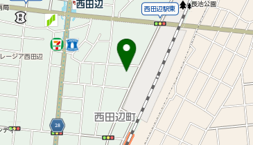 ライフ西田辺店の地図画像