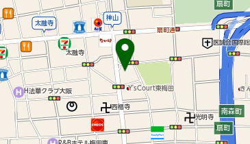 ライフ太融寺店の地図画像