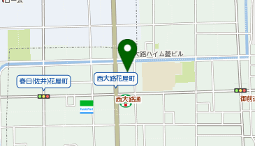 セントラルスクエア西大路花屋町店の地図画像