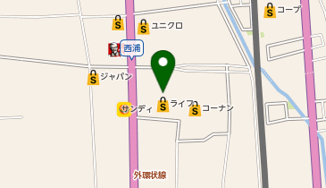 ライフ羽曳野西浦店の地図画像