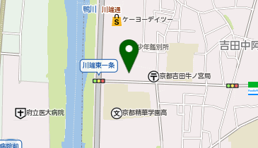 ライフ川端東一条店の地図画像